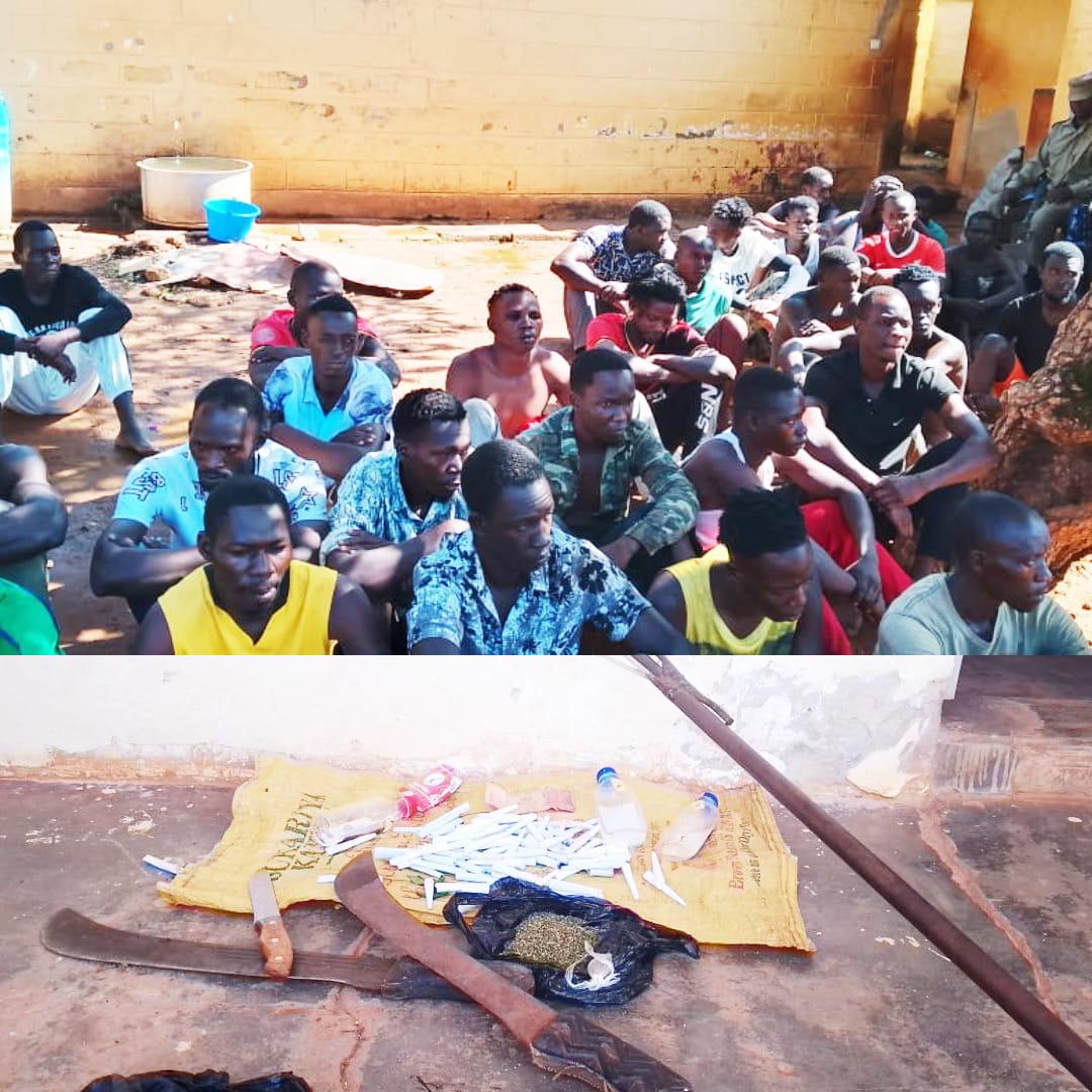 Police Crush Criminal Gang in Lira City Night Raid, 42 Suspects Arrested