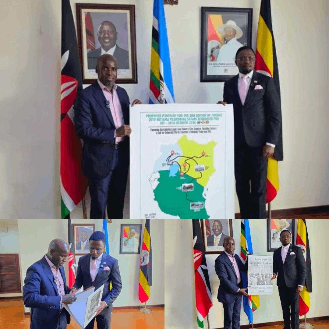 Journey to Honor EAC Founders: Dr. Kisembo Outlines 3rd Twende Zetu Butiama Pilgrimage to Kenyan High Commissioner